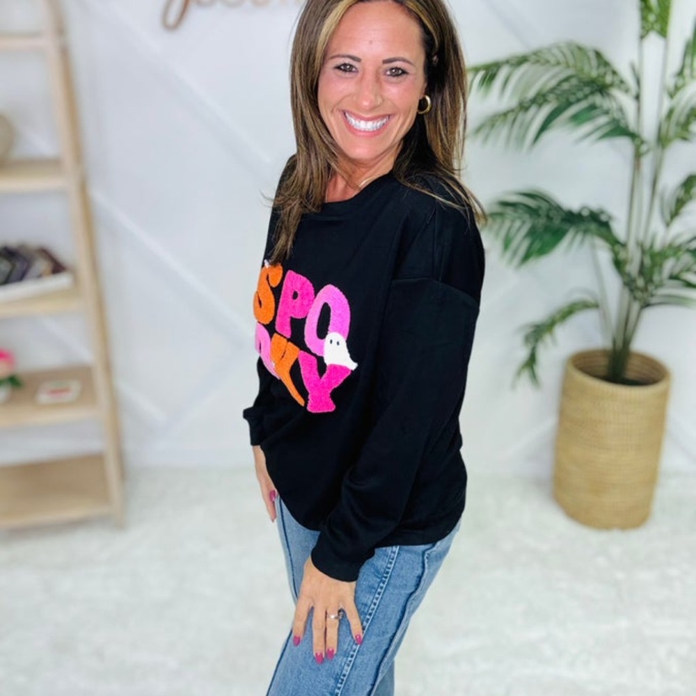 Black and Pink Women's Sweatshirt